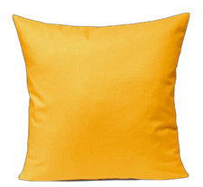 Kissenbezug Kissenhülle 100% Baumwolle in 35 Farben UNI 35x35 35x55 45x45 55x55