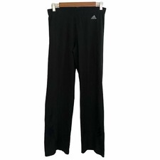 Adidas Women's Black Climalite Stretch Activewear Athleisure Track Pants Medium