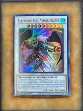 Yugioh Blackwing Full Armor Master BLCR-EN064 Ultra Rare 1st Ed NM