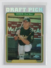 2005 Topps Update Chrome Refractor CLIFF PENNINGTON OAKLAND ATHLETICS RC