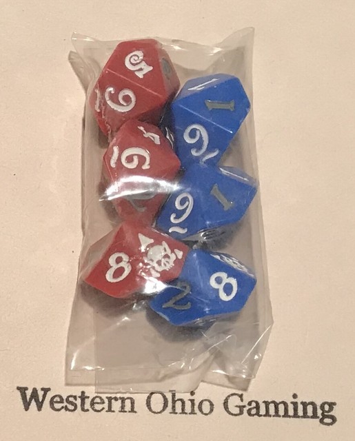 World of Warcraft Miniatures Game 6 x D10 Dice NEW WOW Minis Core Set