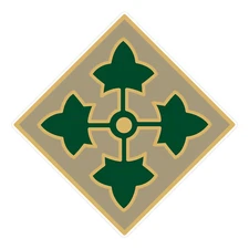 4th Infantry Division Bumper Sticker Military Vinyl Soldier Decal 5"