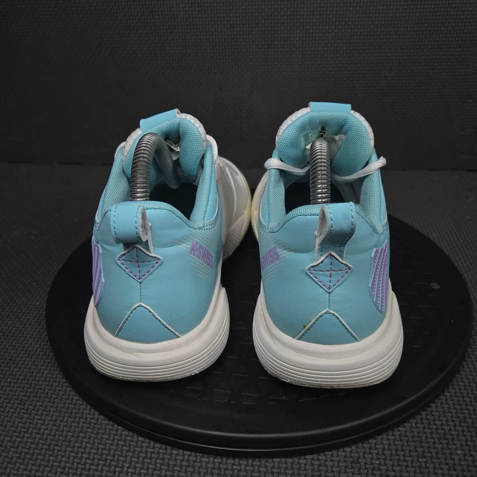 Zapatillas deportivas K-Swiss Ultrashot para mujer talla 7,5 blancas azules Foto 4 de 4