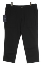 ARMANI JEANS Trousers Men's US 33 Zip Fly Regular Fit Ankle Black