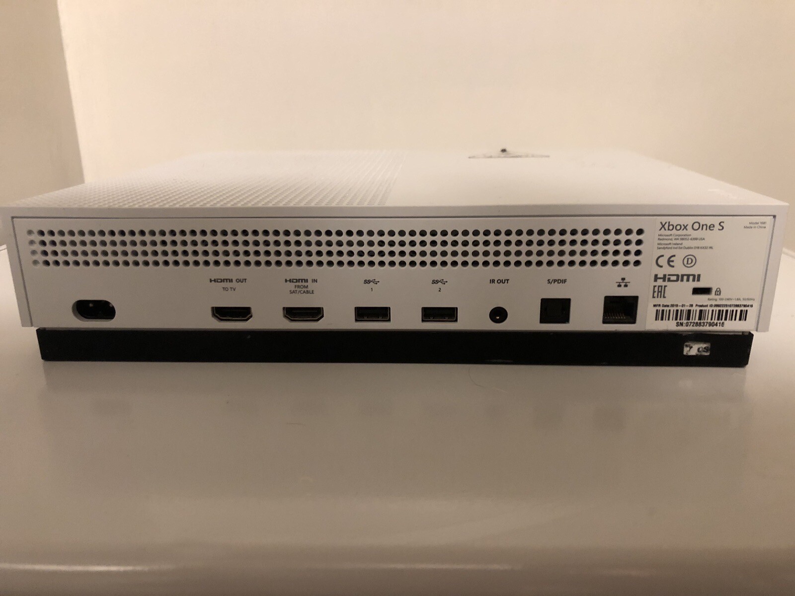 Microsoft Xbox One S 1TB Console White 889842105100 eBay