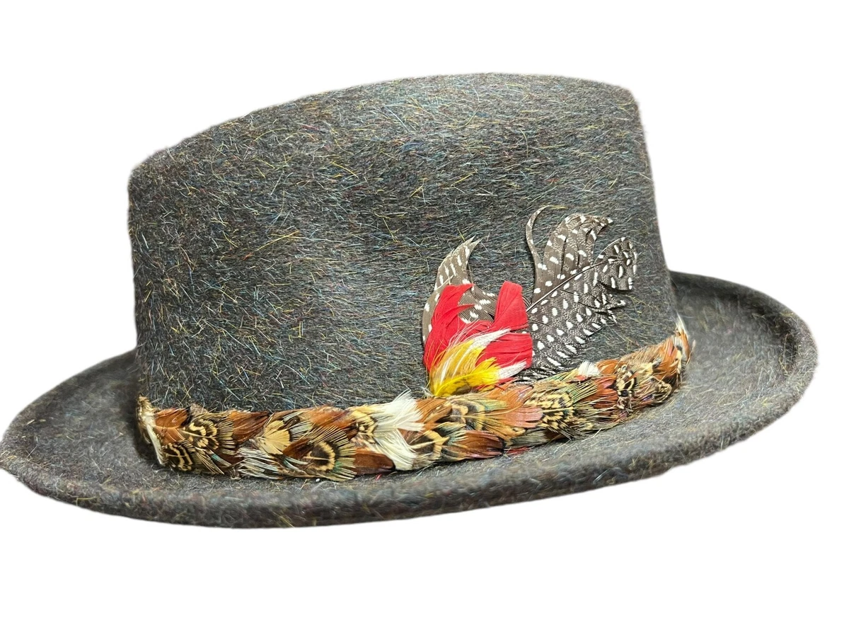 Sombrero Vintage 1960s Gottesman New
York VIntage Light Brown Sombrero w/ Fancy Brim — Old West Collector main image 3