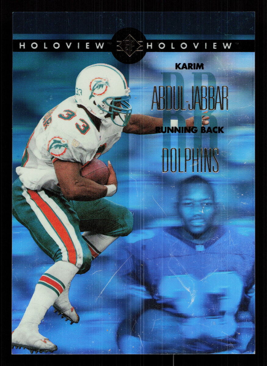 1996 UPPERDECK HOLOVIEW Karim Abdul-Jabbar #46 Football 1996 UPPERDECK HOLOVIEW Karim Abdul-Jabbar #46 Football