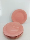 4 DINNER PLATES peony pink HOMER LAUGHLIN FIESTA WARE 10.5" NEW