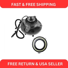Front Auto-Locking Hub Actuator Wheel Bearing & Hub Assembly Set for Ford