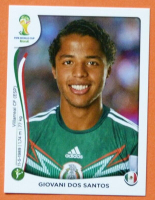 Panini FIFA World Cup Brasil Sticker 2014 Giovani Dos Santos México Nr.83