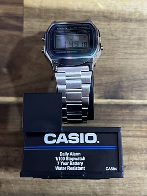 Casio A158WA-1CR Men s Women s Classic Retro Digital Watch