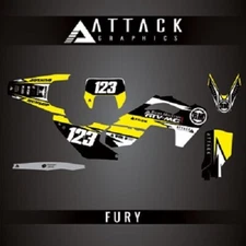 Attack Graphics Custom Fury Complete Bike Graphics Kit