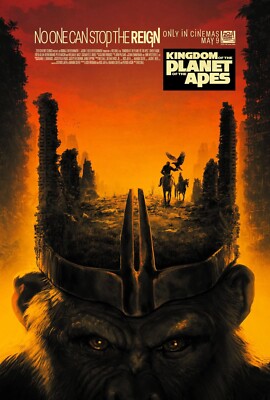 Kingdom Of The Planet of The Apes movie poster (h) - 11 x 17