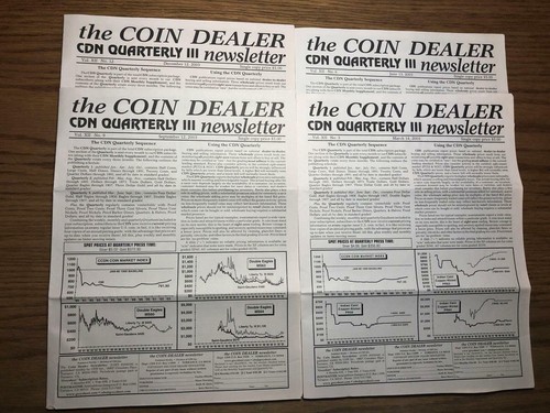 the COIN DEALER newsletter - Quarterly III - Complete Set 2003 (4 Issues)