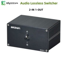 High Quality Audio Lossless Switcher 2-IN 1-OUT for Power Amplifiers Speaker