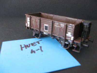 FLEISCHMANN WAGON TOMBEREAU avec sa GUERITE de la DB éch HO réf 5204