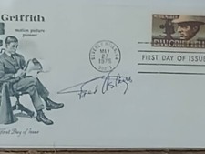 Fred Astaire Hand signed autographed First Day Cover. Mint Condition