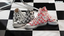 Coca-Cola × Converse All Star US CK Hi Black Red Men's Size oki③