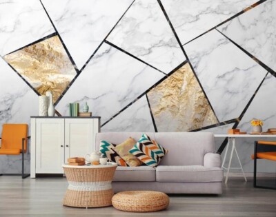 3D Texture Marble ZHUA17420 Wallpaper Wall Murals Removable Self-adhesive Ann 24