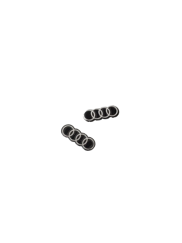 AUDI 2 X , PAIR REMOTE KEY FOB EMBLEM STICKER BADGE A3 A4 A5 A6 Q7 TT RS3 S3 S4