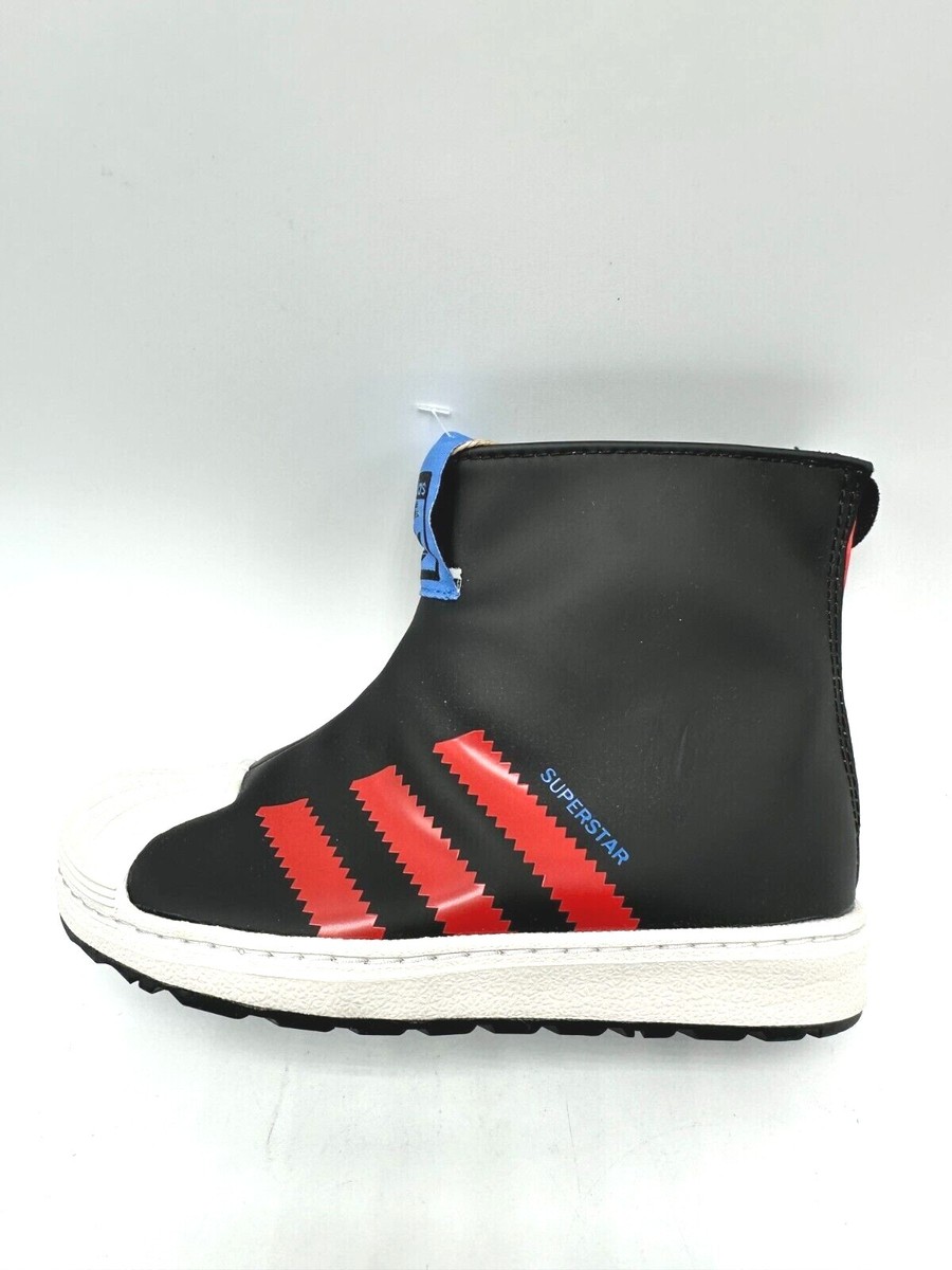 ADIDAS Superstar 360 Rain Boot J 'Black Bright Red' S23967 Kids