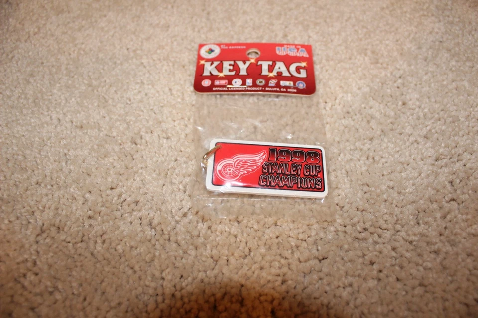 Llaveros Detroit Red Wings 1998 Stanley Cup Champion Foto 2 de 3