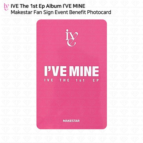 IVE The 1st Ep Album I'VE MINE Makestar Fan Schild Event Benefit Fotokarte KPOP - Bild 20 von 20