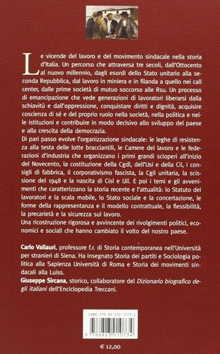 Storia dei sindacati nella società italiana di Carlo Vallauri, ed. EDIESSE - Imagen 2 de 2