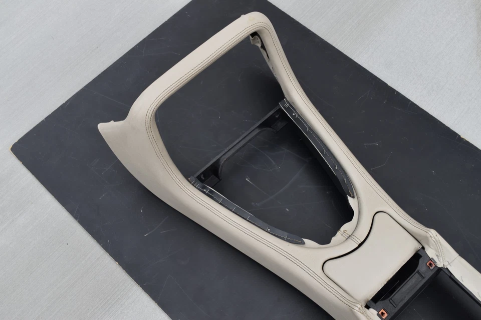 Jaguar XK8 1998-2000 consola central beige reposabrazos panel de ajuste OEM Foto 4 de 4