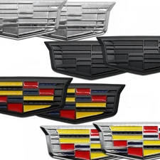 2pc For Escalade Fender Marker Door Side Badge Emblem Car Decoration Sport V