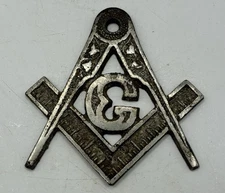 A.C. Williams Co. Vintage Freemasonry Emblem License Plate Tag Topper Ornament