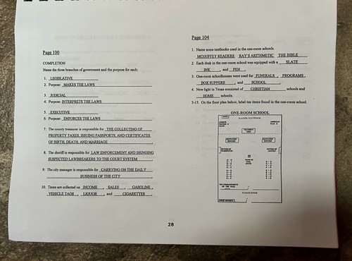 Texas History In The Light Of The Cross - Elementary Workbook & Teacher Guide - Picture 11 of 12