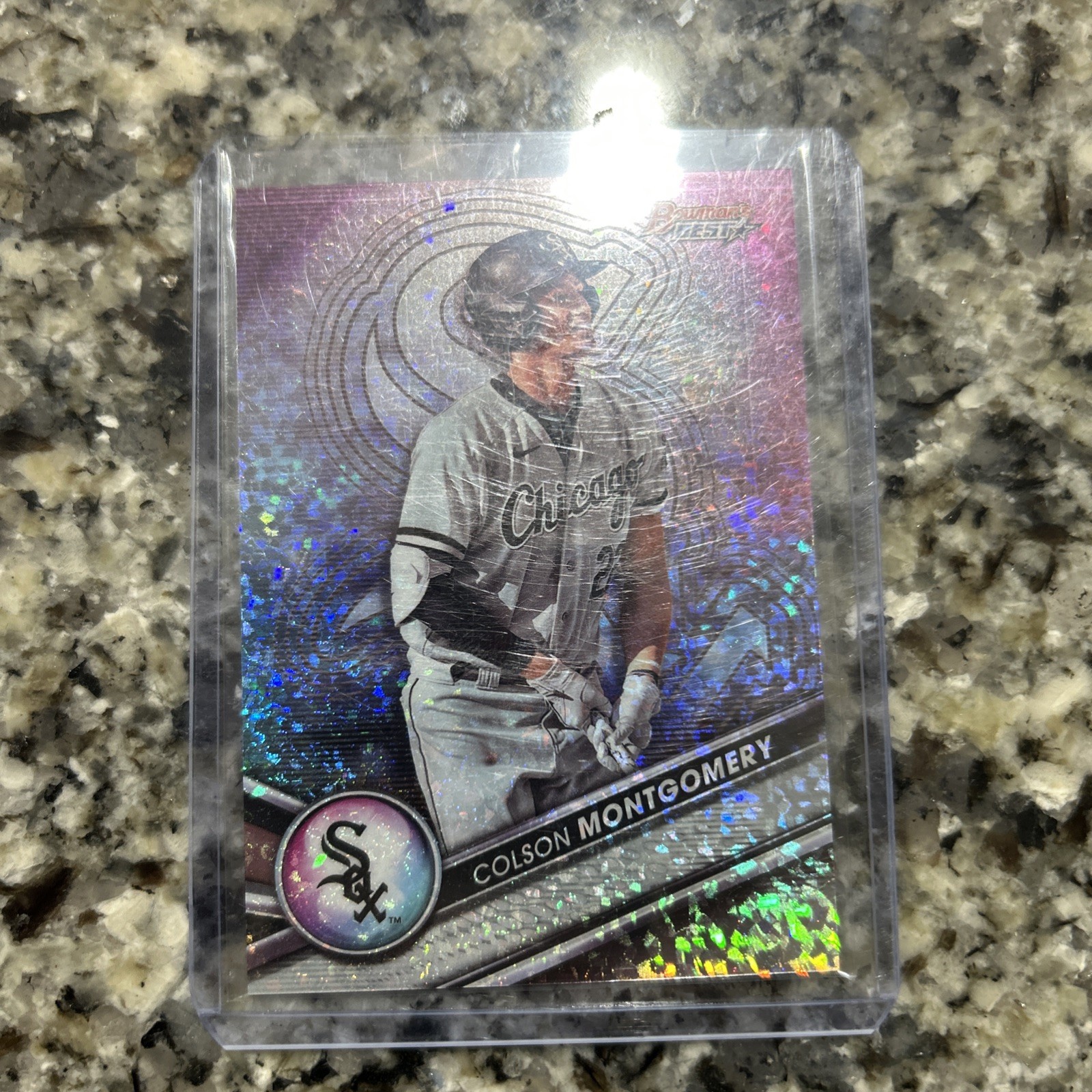 2022 Bowmans Best-Colson Montgomery Mini Diamond Refractor /299 White Sox