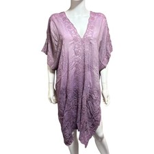 Johnny Was Purple Kaftan - M
