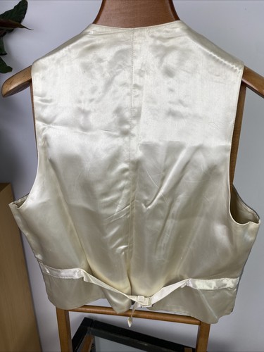 Hackett (42R) Pure 100% Irish Linen Weste Morgenanzug Ascot Hochzeit Grau - Bild 7 von 11