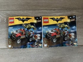 Lego Batman Movie 70907 Killer Croc Tail-Gator 100% COMPLETE 