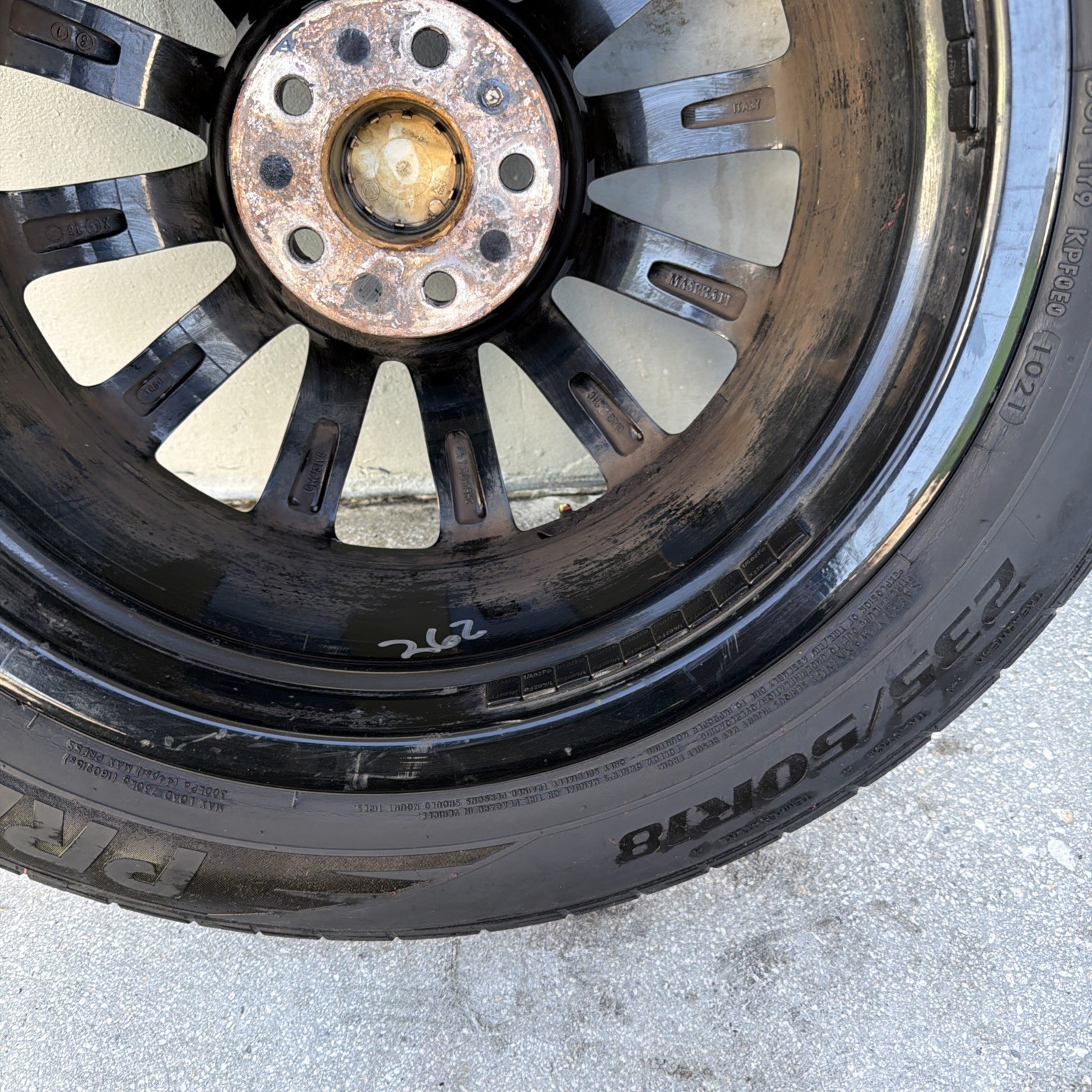 🟢2014-2024 Maserati Ghibli M157 S Q4 7.5 x18 18"  Wheel Rim Black 670010981 OEM