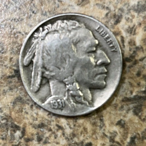 1931-S Buffalo Nickel - Semi  Date - Nice Coin - Low Mint - good Detail