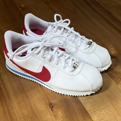 NIKE CORTEZ FORREST GUMP RED WHITE AND BLUE Youth Sz 5.5 (Women s Sz 7)