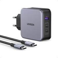 Ugreen Nexode 140W Usb C LadegeräT Pd 3.1 Gan 3 Port Netzteil FüR Macbook Pro