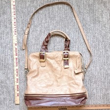 Women's Steve Madden Textured Satchel Crossbody Shoulder Bag Purse w/ Buckles ✅