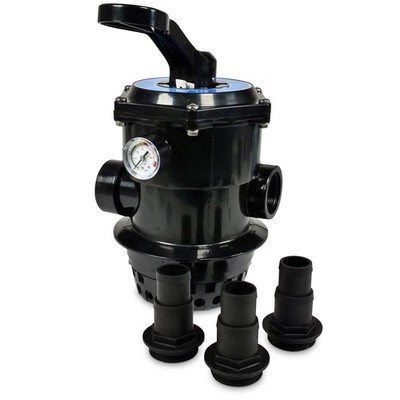 OKU 6-Wege Top-Mount Ventil 1 1/2 Zoll Ø 32/38mm Sandfilter Ersatzventil Pool