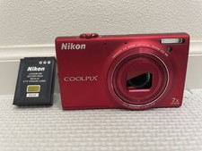 Nikon COOLPIX S6100 Red Working