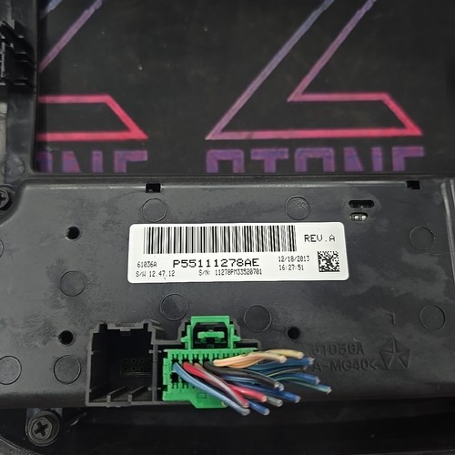 2010-2017 JEEP PATRIOT AC HEATER CONTROL SWITCH WITH RADIO BEZEL OEM ASSEMBLY - Picture 4 of 4