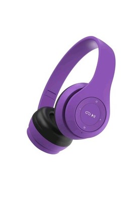 Purple Wireless Headphones With Micro USB Charging Cable target brand