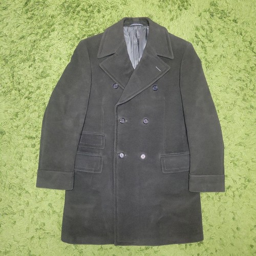 Gucci, USED GUCCI CHESTERFIELD COAT, KHAKI, MADE IN ITALY, VINTAGE. GOOD