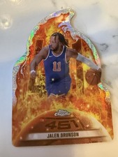 2024-25 Topps Chrome Jalen Brunson 451 New York Knicks Case Hit