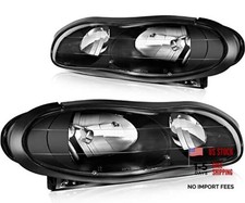 Headlight Assembly Fits Chevy Camaro 1998-2002 Black Black Housing  GM2503211