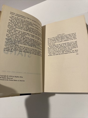 The Stand (BCE) von Stephen King 1978 Hardcover akzeptabler Zustand - Bild 5 von 9