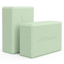 Yoga Block, Soft NonSlip Surface Premium Foam Blocks, Supportive, Lightweight...